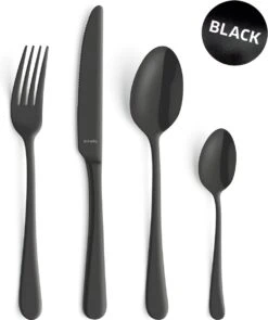 Amefa Vintage Bestekset - 24-delig - 6 Persoons - Zwart -Beste Bestek Winkel 1005x1200