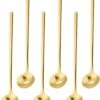 House Of Husk® Lange Theelepels Set - Latte Macchiato Lepels - Koffielepels - Theelepeltjes - RVS - 17cm - 6 Stuks - Goud 1 House Of Husk® Lange Theelepels Set - Latte Macchiato Lepels - Koffielepels - Theelepeltjes - RVS - 17cm - 6 Stuks - Goud -Beste Bestek Winkel 1006x1200