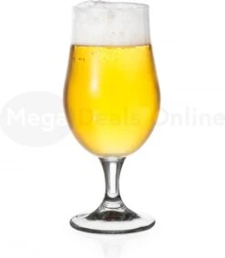 Merkloos Bierglas - 37cl - Set 4 Stuks -Beste Bestek Winkel 1047x1200 1