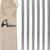 Alheco 6 Paar Koreaanse Chopsticks - Eetstokjes - Metaal / RVS - Zilver -Beste Bestek Winkel 1052x1200 1