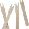 Merkloos 50x Houten Wegwerp Snack Vorkjes/ Patat Vorkjes 8.5 Cm - Duurzaam - Milieuvriendelijke/milieubewuste Keuze -Beste Bestek Winkel 1062x1200
