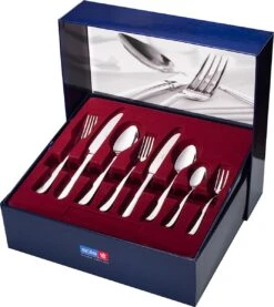 Sola Bestekset Fleurie - Modern - 9 Persoons - 90 Delig - Zilverwit Edelstaal 18/10 - RVS - Zilver -Beste Bestek Winkel 1070x1200 1