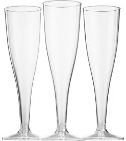 Champagneglazen - 30 Stuk(s) - 135ml - Chique - Plastic - Glazen - Transparant - Kunststof - Kerst Servies -Beste Bestek Winkel 1075x1200 4