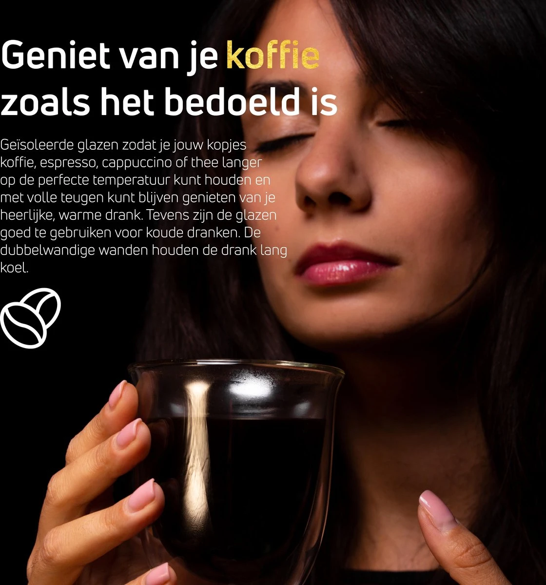 Dubbelwandige Theeglazen Koffieglazen - Cappuccino Glazen - Warme En Koude Dranken Mokken Dubbelwandig - 250 ML - Set Van 2 - VDN 5 Dubbelwandige Theeglazen Koffieglazen - Cappuccino Glazen - Warme En Koude Dranken Mokken Dubbelwandig - 250 ML - Set Van 2 - VDN - Afbeelding 3