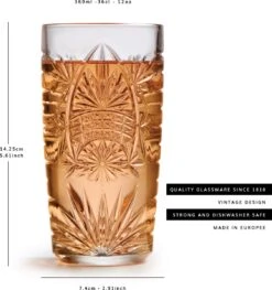 Libbey Longdrinkglas Atik - 360 Ml / 36 Cl - 6 Stuks - Vaatwasserbestendig - Vintage Design - Hoge Kwaliteit -Beste Bestek Winkel 1127x1200 1