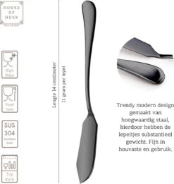 House Of Husk Botermesjes Set - Zwart - RVS - Botermes - Smeermessen - Tapas Mesjes - 6 Stuks -Beste Bestek Winkel 1135x1200 1
