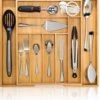 ACAZA Uitschuifbare Bestekbak In Bamboe Hout, Besteklade Met 7 Tot 9 Vakken, Ladeverdeler, Opbergbak, Bestekcassette, Verstelbaar 1 ACAZA Uitschuifbare Bestekbak In Bamboe Hout, Besteklade Met 7 Tot 9 Vakken, Ladeverdeler, Opbergbak, Bestekcassette, Verstelbaar -Beste Bestek Winkel 1135x1200