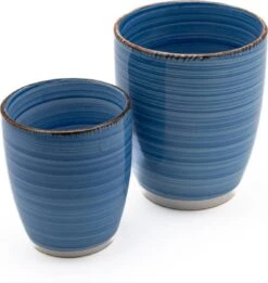 Koffiekopjes - Ocean Blue - Koffiebeker - Unieke Kleuren - Blauw - Set Van 12 Kopjes (ook Los Verkrijgbaar) - 160ML En 340ML - Porselein - Hip En Trendy -Beste Bestek Winkel 1137x1200 3
