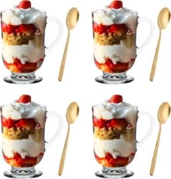 Latte Macchiato Glazen - Koffieglazen - Cappuccino Kop -310ML - + Gratis Lepels - 4x -Beste Bestek Winkel 1146x1200 1