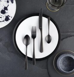 Amefa Vintage Bestekset - 24-delig - 6 Persoons - Zwart -Beste Bestek Winkel 1149x1200