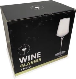 Glasrijk® Wijnglazen - 6 Stuks - Hoogte 25 Cm - 550 Ml - Wijnglas - Wijnglazen Witte Wijn - Wijnglazen Rode Wijn -Beste Bestek Winkel 1154x1200