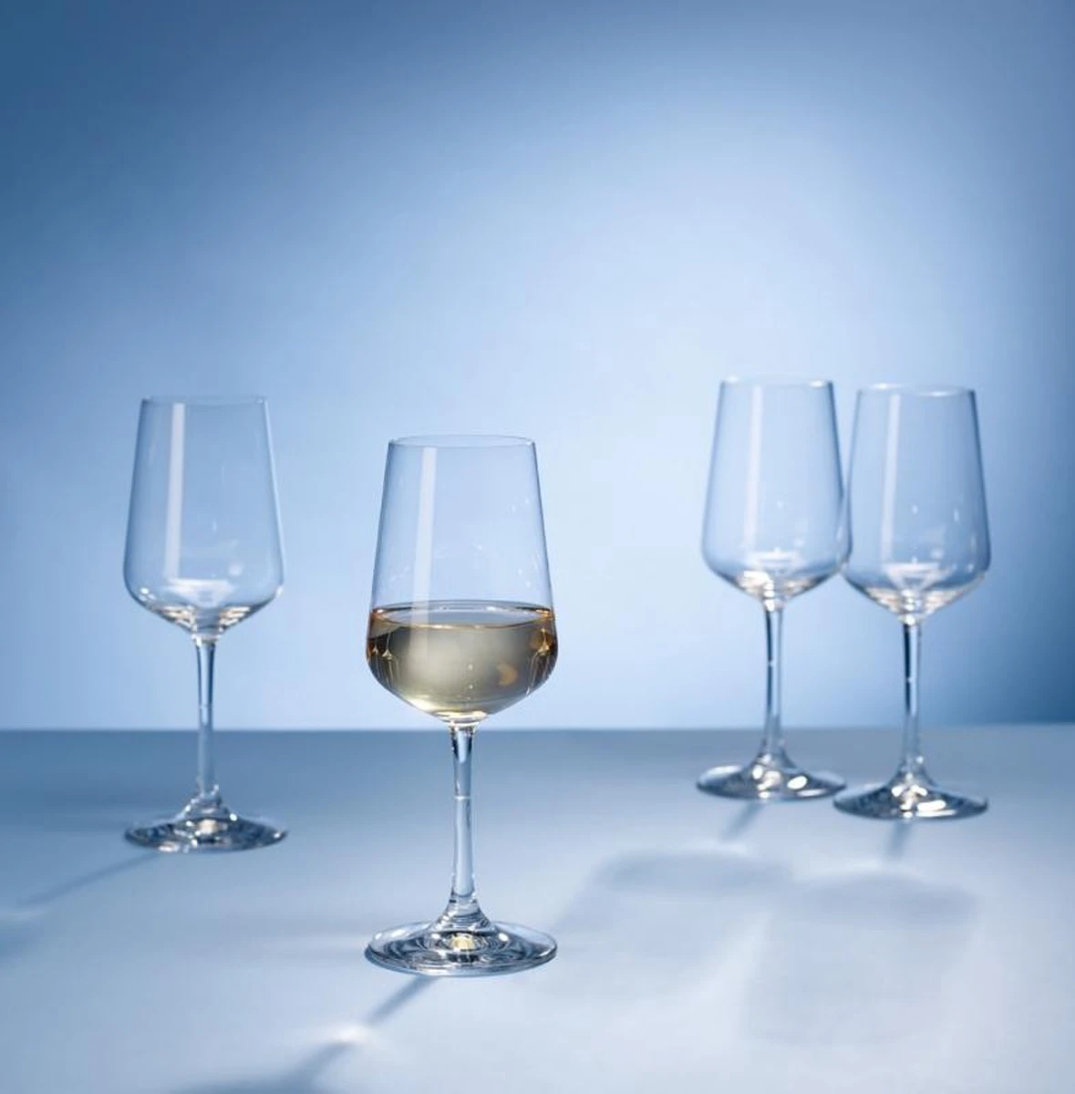 Villeroy & Boch Ovid Witte Wijnglas - 4 Stuks - Glas 3 Villeroy & Boch Ovid Witte Wijnglas - 4 Stuks - Glas