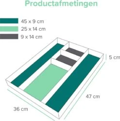Coninx Bestekbak Bamboe 36CM Breed - Besteklade - Opbergbak - Duurzaam - Voor Laden Vanaf 47cm Diep -Beste Bestek Winkel 1189x1200 1