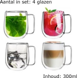 Dubbelwandige Koffieglazen Met Oor - Cappuccino Glazen - Dubbelwandige Theeglazen - 300 ML - 4 Stuks 15 Dubbelwandige Koffieglazen Met Oor - Cappuccino Glazen - Dubbelwandige Theeglazen - 300 ML - 4 Stuks -Beste Bestek Winkel 1191x1200 3