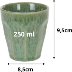 Orange85 Cappuccino Mokken - 4 Stuks - 250 Ml - Porselein - Hittebestendig - Keuken - Accessoires - Cappuccino Glazen - Cappuccino Kopjes - Latte Macchiato Glazen -Beste Bestek Winkel 1191x1200 5