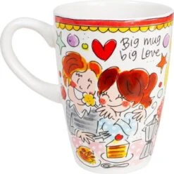 Blond Amsterdam Even Bijkletsen Beker XL 500 Ml - Rode Rand -Beste Bestek Winkel 1195x1200 6