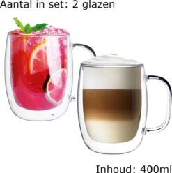 Luxe Latte Macchiato Glazen Met Oor - Dubbelwandige Koffieglazen - Cappuccino Glazen - 400 ML - 2x 11 Luxe Latte Macchiato Glazen Met Oor - Dubbelwandige Koffieglazen - Cappuccino Glazen - 400 ML - 2x -Beste Bestek Winkel 1197x1200 1