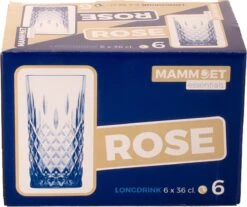 Mammoet Longdrink Rose 36 Cl - Transparant 6 Stuk(s) -Beste Bestek Winkel 1200x1004