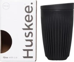 HuskeeCup & Deksel - Koffiebeker - Large - 12oz/36cl - Charcoal -Beste Bestek Winkel 1200x1007 1