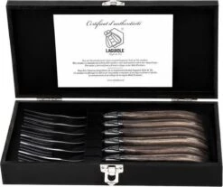 Laguiole Style De Vie Vorken Luxury Line - 6-delig - Olijfhout -Beste Bestek Winkel 1200x1007