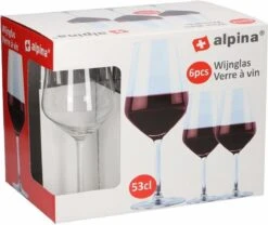 Alpina Rode Wijnglazen - 530 Ml - Hoogte 22 Cm - 6 Stuks -Beste Bestek Winkel 1200x1010 1
