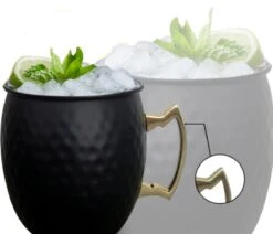 Moscow Mule Bekers Premium – Cocktail Glazen - Cocktail Set – Koperen Beker Set 4x Zwart - Luxe Giftset Cadeau -Beste Bestek Winkel 1200x1031 1