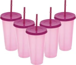 Herbruikbare Bekers Met Rietje En Deksel Van Plastic – Starbucks Design – Drinkbekers Met Rietje – Kleur Veranderende Beker – 5 Pack 14 Herbruikbare Bekers Met Rietje En Deksel Van Plastic – Starbucks Design – Drinkbekers Met Rietje – Kleur Veranderende Beker – 5 Pack -Beste Bestek Winkel 1200x1031 2