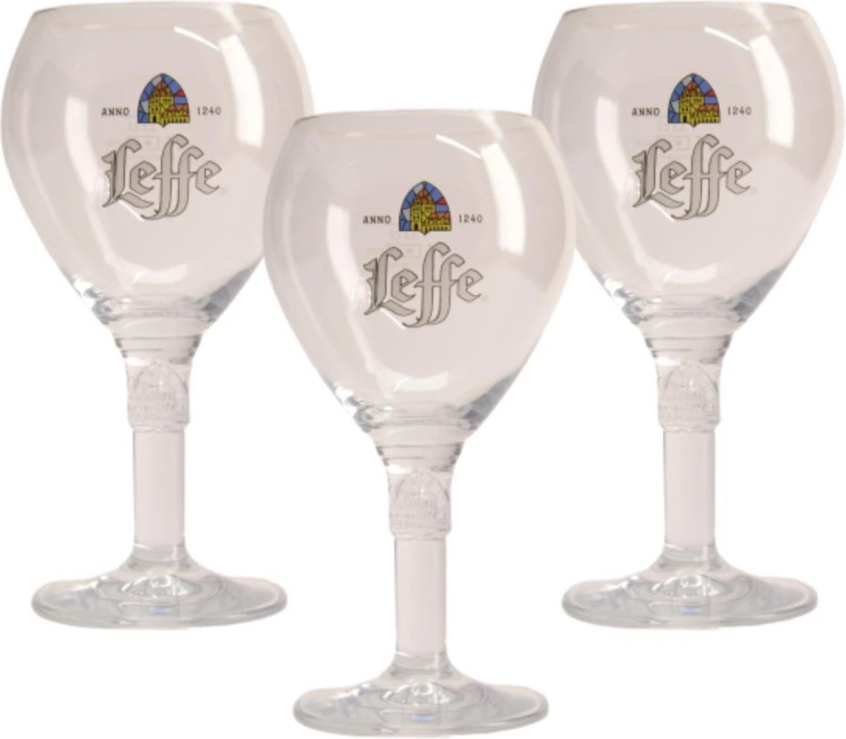 Leffe Bierglas - 33cl (Set Van 3) - Origineel Glas Van De Brouwerij - Glas Op Voet - Nieuw 6 Leffe Bierglas - 33cl (Set Van 3) - Origineel Glas Van De Brouwerij - Glas Op Voet - Nieuw - Afbeelding 4