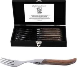 Laguiole Style De Vie Vorken Luxury Line - 6-delig - Olijfhout -Beste Bestek Winkel 1200x1052
