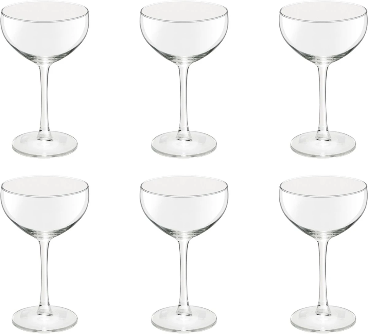 Royal Leerdam Champagnecoupe 610000 Let's Party 24 Cl - Transparant 6 Stuk(s) 3 Royal Leerdam Champagnecoupe 610000 Let's Party 24 Cl - Transparant 6 Stuk(s)