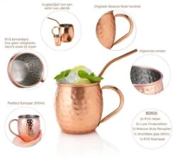 Luxe Moscow Mule Beker Set – Cocktail Set - Inclusief 2 Heerlijke Mule Recepten - Luxe Cadeau Man Vrouw - 500ml – Qwality -Beste Bestek Winkel 1200x1106 1