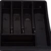 Whitefurze Bestekbak/keuken Organizer - 5-vaks - Zwart - 30 X 38 X 6 Cm