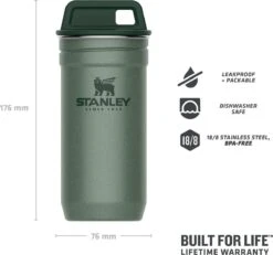 Stanley The Nesting Shot Glass Set - Hammertone Green -Beste Bestek Winkel 1200x1124 2