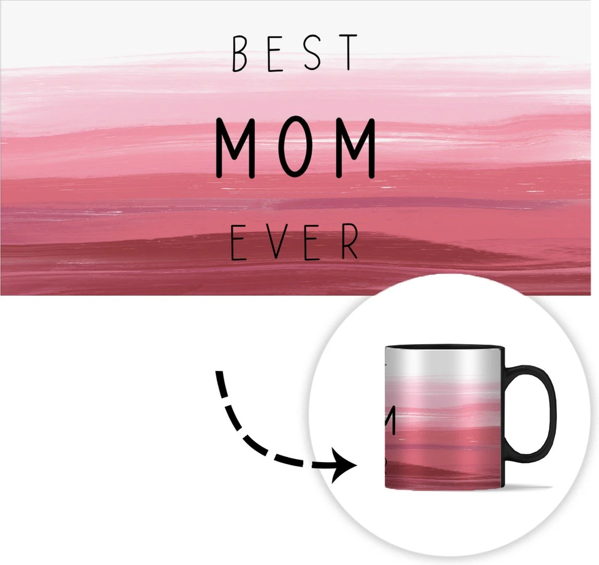 Magische Mok - Foto Op Warmte Mokken - Koffiemok - Best Mom Ever - Mama - Quotes - Spreuken - Magic Mok - Beker - 350 ML - Theemok - Mok Met Tekst 6 Magische Mok - Foto Op Warmte Mokken - Koffiemok - Best Mom Ever - Mama - Quotes - Spreuken - Magic Mok - Beker - 350 ML - Theemok - Mok Met Tekst - Afbeelding 4