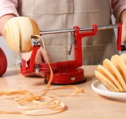 3-In-1 Appelmachine Rood - Appelboor, Appelschiller En Appelsnijder - Fruitsnijder - Groentesnijder - Klokhuis Verwijderaar - Fruitmachine - Keukenapparaat 13 3-In-1 Appelmachine Rood - Appelboor, Appelschiller En Appelsnijder - Fruitsnijder - Groentesnijder - Klokhuis Verwijderaar - Fruitmachine - Keukenapparaat -Beste Bestek Winkel 1200x1134 1