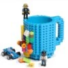 Merkloos Build On Brick Mug - Licht Blauw - 350 Ml - Bouw Je Eigen Mok Met Bouwsteentjes - BPA Vrije Drinkbeker Cadeau Voor Kinderen Of Volwassenen - Koffie Thee Limonade Of Andere Dranken - Pennenbeker - Creatief Accessoire Voor Op Bureau -HnD -Beste Bestek Winkel 1200x1144 2