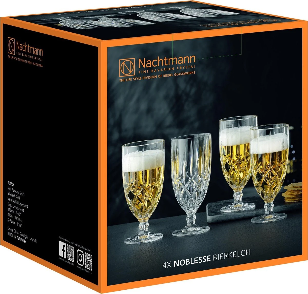 Nachtmann Universeelglas 'Noblesse' - 410 Ml 4 Nachtmann Universeelglas 'Noblesse' - 410 Ml - Afbeelding 2