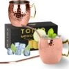 Toivo Moscow Mule Bekers Deluxe 2 Stuks - Brons - 500 Ml - Inclusief RVS Rietjes - Cocktailglas - Bekers 2 Toivo Moscow Mule Bekers Deluxe 2 Stuks - Brons - 500 Ml - Inclusief RVS Rietjes - Cocktailglas - Bekers -Beste Bestek Winkel 1200x1169 1