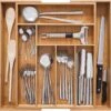 Gadgy Uitschuifbare Bestekbak - Uitschuifbare Bestekcassette Hout - Besteklade - Ladeverdeler - 6/8 Vakken - Bamboe -Beste Bestek Winkel 1200x1171 4