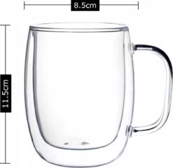 Luxe Latte Macchiato Glazen Met Oor - Dubbelwandige Koffieglazen - Cappuccino Glazen - 400 ML - 2x 10 Luxe Latte Macchiato Glazen Met Oor - Dubbelwandige Koffieglazen - Cappuccino Glazen - 400 ML - 2x -Beste Bestek Winkel 1200x1172 5