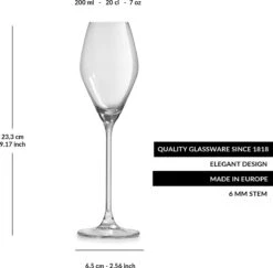 Libbey Champagneglas Iduna – 200 Ml / 20 Cl - Set Van 6 - Elegant Design - Hoge Kwaliteit - Vaatwasserbestendig -Beste Bestek Winkel 1200x1179 4