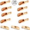 10 Stuks Mini Houten Lepels - Kleine Theelepeltjes - Houten Schepjes - Doseerschep Maatlepel - Lepels Voor Keuken, Koken, Kruiden, Koffie, Thee, Suiker En Zout - Spatel -Beste Bestek Winkel 1200x1189