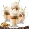 Latte Macchiato Glazen - Koffieglazen - Cappuccino Kop -310ML - + Gratis Lepels - 4x -Beste Bestek Winkel 1200x1190 2