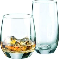 RONA - Water/frisdrank/cocktail Glas 36cl "Lunar" Kristal (6 Stuks) -Beste Bestek Winkel 1200x1195 13