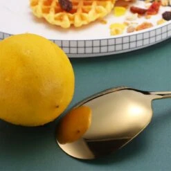 House Of Husk® Opscheplepel Set - Goud - Serveerlepel - Groetelepel - Aardappellepel - 21cm - RVS - 4 Stuks -Beste Bestek Winkel 1200x1200 10