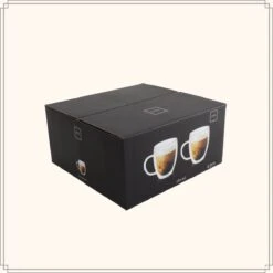 OTIX Dubbelwandige Koffieglazen - Koffiekopjes - 180 Ml - Set Van 4 - Transparant - Latte Macchiato Glazen -Beste Bestek Winkel 1200x1200 1022