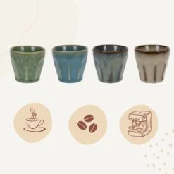 Orange85 Espresso Kopjes - Set Van 4 - Porselein - Hittebestendig - 90 Ml - Rond - Espresso - Mokken - Glazen - Koffiekopjes -Beste Bestek Winkel 1200x1200 1044