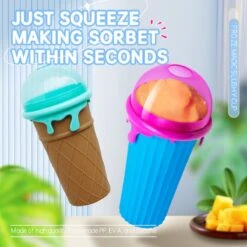 Frozen Magic Slushy Maker - Slush Puppy Maker - IJscrusher - Slush Puppy Beker - Slushy Puppy Maker - Slush Puppy Machine - Slush Maker - Slushy Cup - Tiktok - Bruin -Beste Bestek Winkel 1200x1200 1061