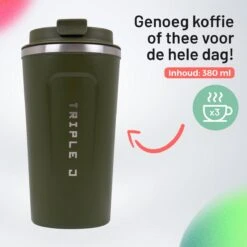 Triple J® Koffiebeker To Go - Thermosbeker - BPA & Lekvrij - 510ml - Groen 17 Triple J® Koffiebeker To Go - Thermosbeker - BPA & Lekvrij - 510ml - Groen -Beste Bestek Winkel 1200x1200 1132
