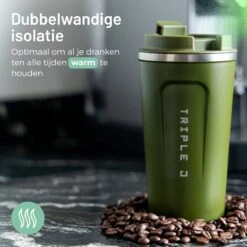 Triple J® Koffiebeker To Go - Thermosbeker - BPA & Lekvrij - 510ml - Groen 18 Triple J® Koffiebeker To Go - Thermosbeker - BPA & Lekvrij - 510ml - Groen -Beste Bestek Winkel 1200x1200 1133